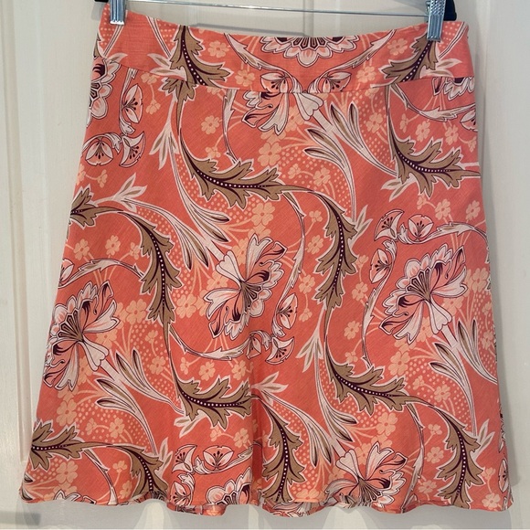 NWT LOFT s14 Silk/linen A-line skirt-lined-drapes beautifully & flattering on! - Picture 2 of 5